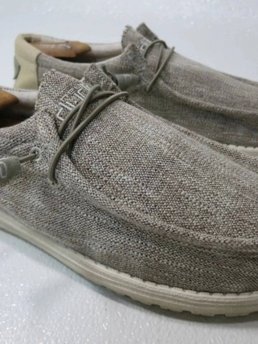 Hey Dude Rubber Fabric Comfort Boat Deck Mens Casual Footwear Shoe Loafers 11 44